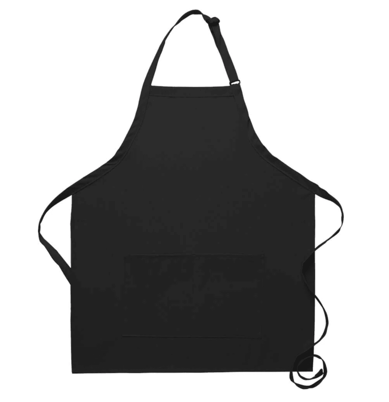 black bib apron