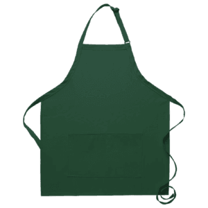 emerald bib apron