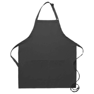 charcoal bib apron