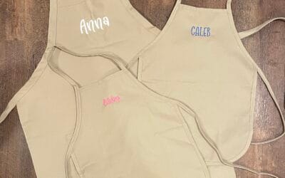 New Product – Kid’s Aprons!