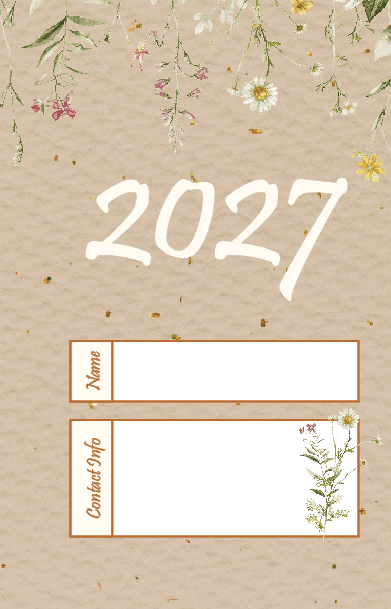 2027 Planner